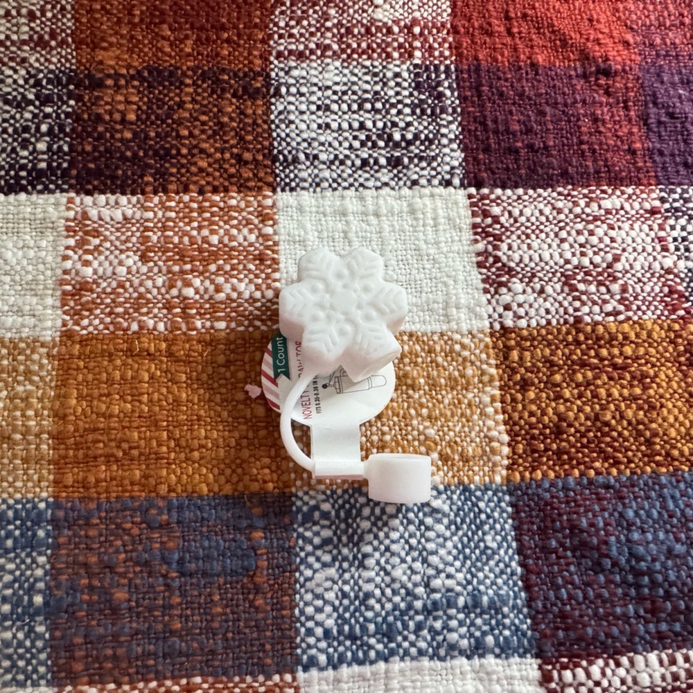 Target | White Snowflake Straw Topper